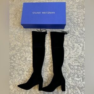 Stuart Weitzman Black Over-the-Knee Boots 9.5